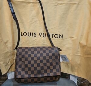 Louis Vuitton Brown Checkered Shoulder Bag